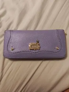 ANNA SUI ラベンダー 長財布 装飾付きのサムネイル