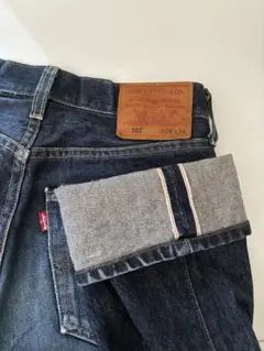 廃盤！！　LEVI'S PREMIUM 501 赤耳 ビッグE 濃紺 USA製のサムネイル