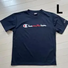 Tシャツ 紺 ネイビー メッシュ素材 L
