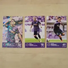 ルヴァンカップ決勝　サンフレッチェ広島 選手カード 3枚セット