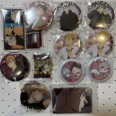 ハイキュー 宮治 宮侑 北信介 缶バッジ アクリルスタンド まとめ売り 稲荷崎