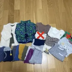 ベビー服　80 保育園着　まとめ売り　ユニクロ　しまむら　19点