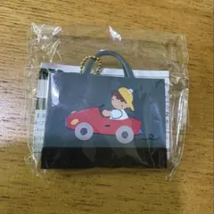 familiarファミリア★ガチャ カプセルトイ デニムバッグ 黒 ブラック