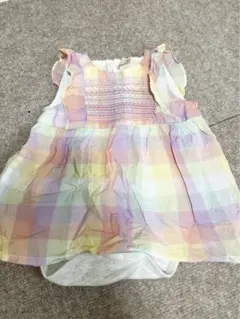 フリル付きロンパース 70 夏服