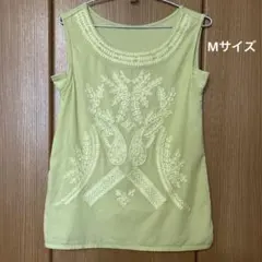 刺繍タンクトップ Mサイズのサムネイル
