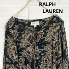 ラルフローレン　ふんわり袖　ブラウス　身幅64 大きいサイズ　袖コンシャス