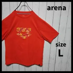 【arena】 ドライプラクティスTシャツ　半袖　ビッグロゴ　F521のサムネイル
