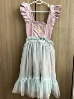 ディズニープリンセス ワンピース エプロンドレス 120