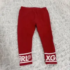 エックスガール レギンス 赤　ベビー　80 キッズ　パンツのサムネイル