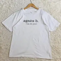 agnes b. アダム エ ロペ コラボ Tシャツ 半袖 ホワイト XL 別注