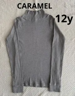 CARAMEL タートルネック　長袖カットソー　12y