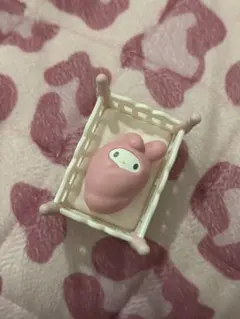 マイメロディとベビーベッド サンリオ　ベビールームコレクション