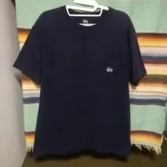 90s　oldstussy　ポケットTシャツ　紺タグ　USA製　ヴィンテージ
