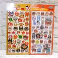 ボンボンドロップシール 和柄 縁起物 東京観光 クーリア まとめ売り