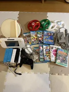【豪華セット】Wii U本体＋周辺機器多数＋人気ソフト9本マリオ・スマブラ・太鼓