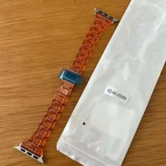 Apple Watch用 バンド クリア 半透明 交換 42/44/45mm