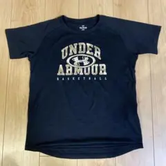 UNDER ARMOUR バスケットボール Tシャツ YXL 黒