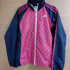 adidas ドット柄ウィンドブレーカー Sサイズ