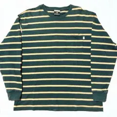 RAGEBLUE ×SIGNAL SPORTS L 長袖T グリーンボーダーのサムネイル