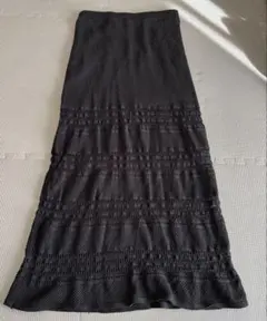 AMERICAN HOLIC ブラックロングスカート L