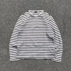 90s OLD UNIQLO ボーダーロンT 古着 Y2K アーカイブ