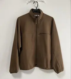 ユニクロU ブラウン ジップアップジャケット