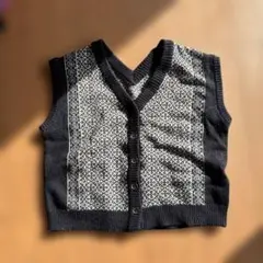 SamanthaMos2 ニットベスト 黒　2wayサイズF