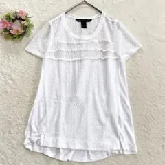 【マークバイマークジェイコブス】 異素材 シャツ カットソー （S） 刺繍 水玉のサムネイル