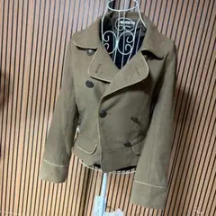 axes femme ショート丈 ピーコート キャメルのサムネイル
