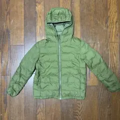 UNIQLO キッズダウンジャケット 140cm オリーブグリーン