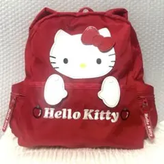 平成レトロ　Hello Kitty 赤いリュックサック
