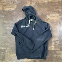ATHLETA ブラック フルジップパーカー M