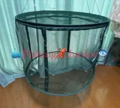 生簀 ビク 魚籠 スカリ 養殖 釣堀 網 タモ 飼育 イケス 活魚 