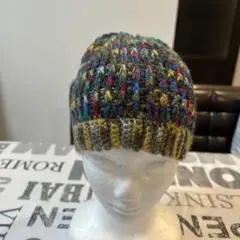 多色ニットキャップ