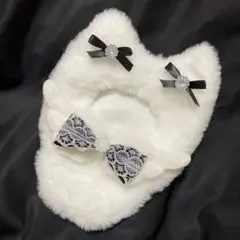 10cm ~ 12cm ぬい服　着ぐるみ　ハンドメイド　ねこ　ブラック