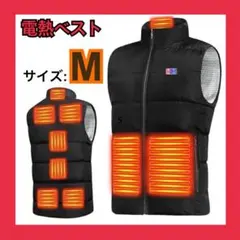 ★新品・未使用★ 電熱ベスト　USB加熱式　Mサイズ　ブラック