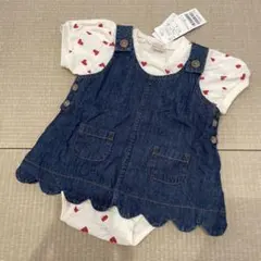 デニムサロペット ロンパース