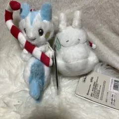 ポケモン タグあり クリスマス ぬいぐるみ キーホルダー ヌメラ パチリス