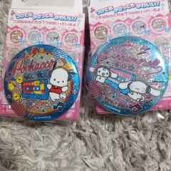 キラキラBIG缶バッジ2 シナモン　ポチャッコ