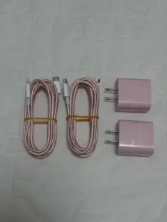 2個 iPhone Android 充電器 タイプｃ 20W PD ケーブル