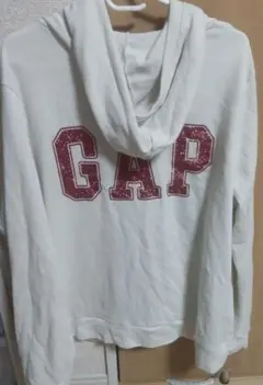 GAP　フルジップパーカー　ピンクラメ