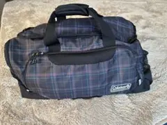 Coleman ダッフルバッグ ブラック/チェック柄