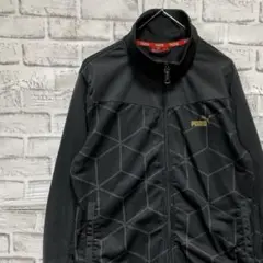 プーマ ジャージ　トラックジャケット　ブラックS 821