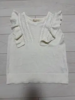 OLIVE des OLIVE 프릴 민소매 니트
