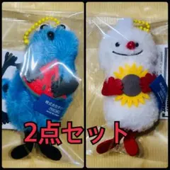 パペットスンスン ノンノン　ぬいぐるみマスコット ひまわり　スイカ　2点セット