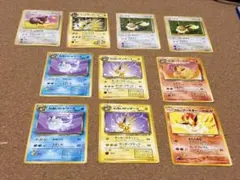 ポケモンカードセット　ブースター、シャワーズ、サンダース
