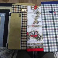 DAKS PAOLO GUCCI等　ハンカチ４枚セット