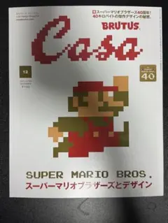 CASA BRUTUS スーパーマリオブラザーズとデザイン