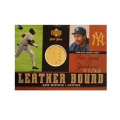 2001 UPPER DECK◇Dave Winfield◇実使用グローブカード