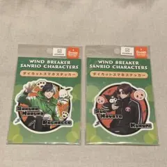 ウィンブレ　サンリオ　大カットスマホステッカー　桜　蘇枋　セット